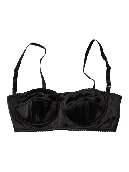 Biustonosz balkonetka Dolce And Gabbana czarna