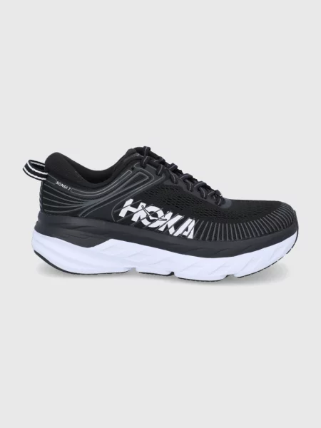Hoka pantofi Bondi 7 negru cu plat