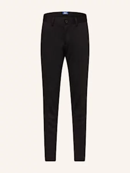 Jack&Jones Spodnie Garniturowe schwarz czarne