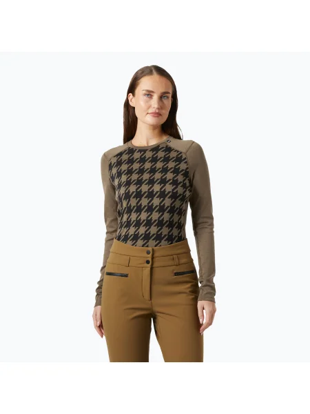 Tricou mânecă lungă Helly Hansen din lână merinos