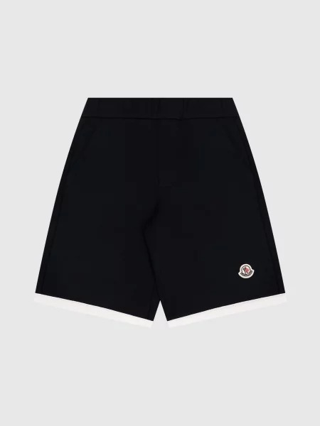 Детские шорты Moncler Enfant синие