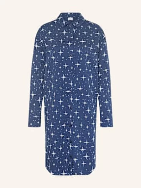 Mey Koszula Nocna Z Kolekcji Polar Sky blau biały