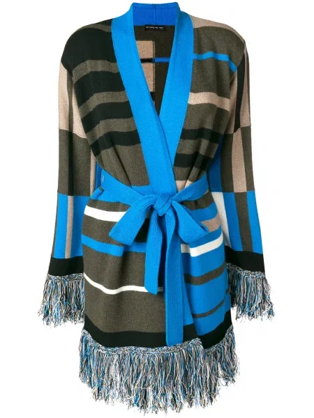 Cardigan Etro cu imagine cu imprimeu geometric maro