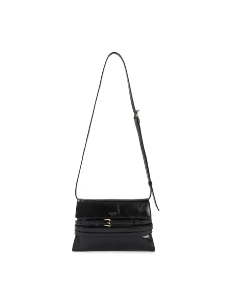 Torebka crossbody Moschino skórzana czarna