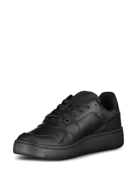 Fűzős csipkés sneaker Tommy Hilfiger fekete
