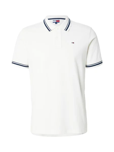 Tommy Jeans Tricou bleumarin alb