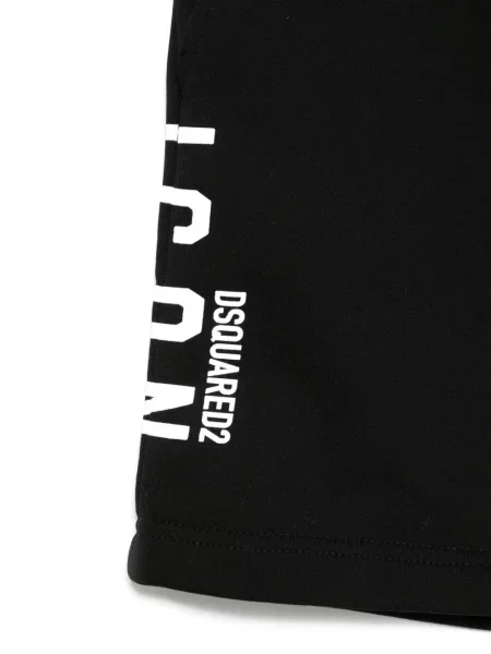 Dětské kraťasy Dsquared2 černé