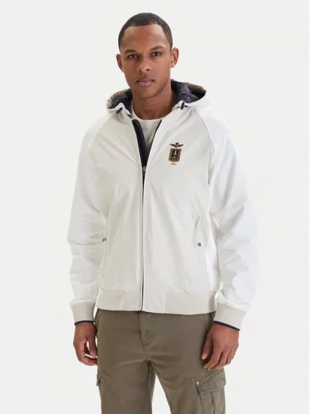 Bunda pro přechodné období Aeronautica Militare bílá