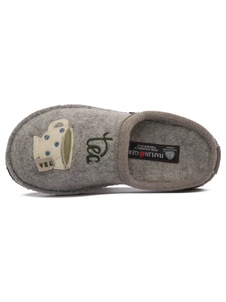 Šľapky Haflinger sivá