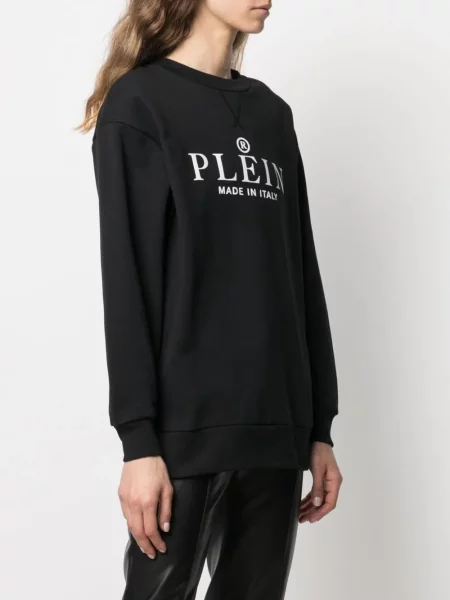 Mikina Philipp Plein s potiskem černá