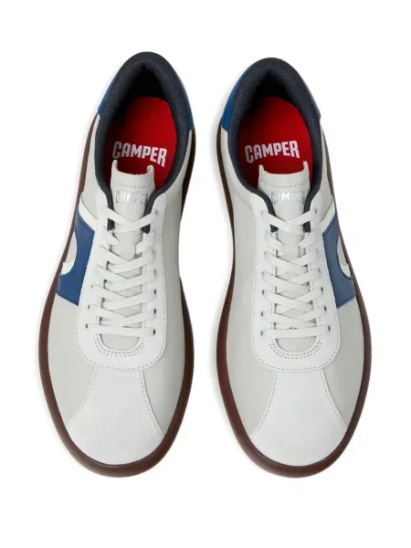 Sneakerși Camper din piele gri