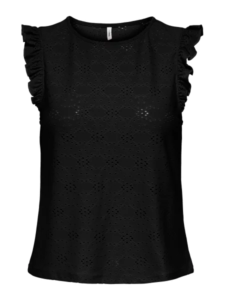 ONLY Top ONLSMILLA' negru