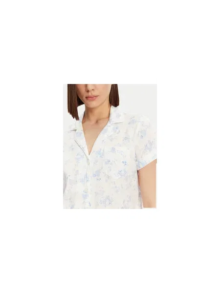 LAUREN RALPH LAUREN Pizsama Regular Fit kék