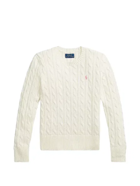 Sweter dziecięcy Polo Ralph Lauren biały