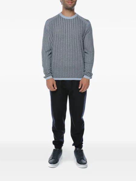 Pulover Emporio Armani albastru