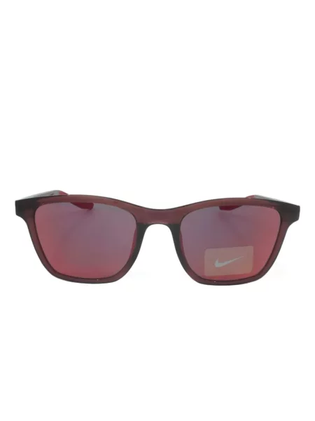 Ochelari de soare Nike cu cordon din jerseu cu imprimeu abstract gri