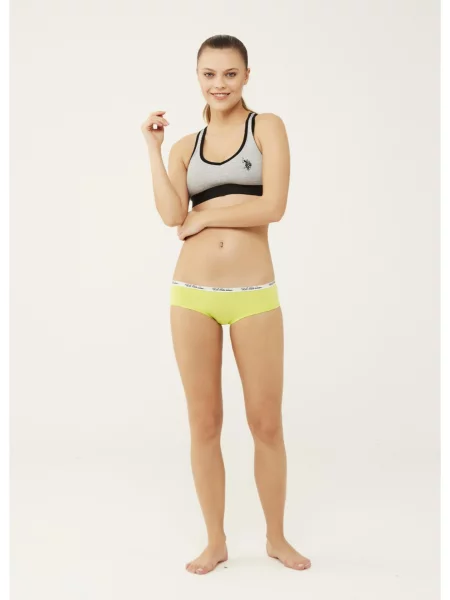 Набір трусів US Polo бавовна/модал жовтий