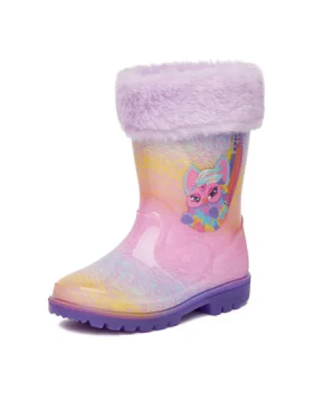 Gumicsizma FURBY lila