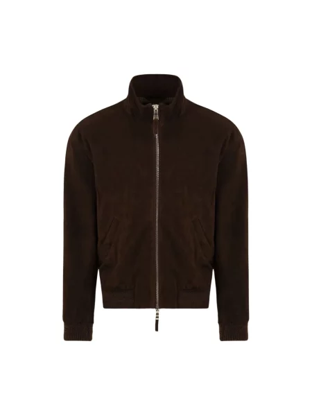 Kurtka The Jack Leathers wełniana brązowa