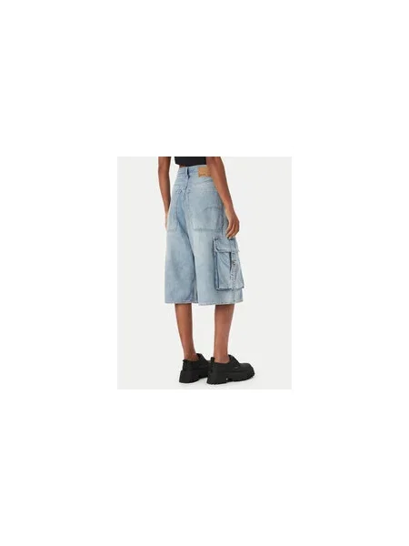 G-Star Raw Bermuda nadrág Patti Wide Fit kék