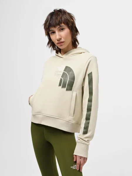 Худі The North Face W Graphic Hoodie 3 бежевий