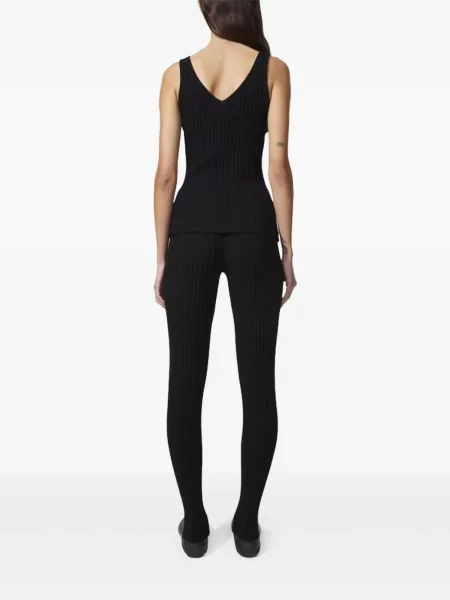 Pantaloni Rodebjer tricotate negru