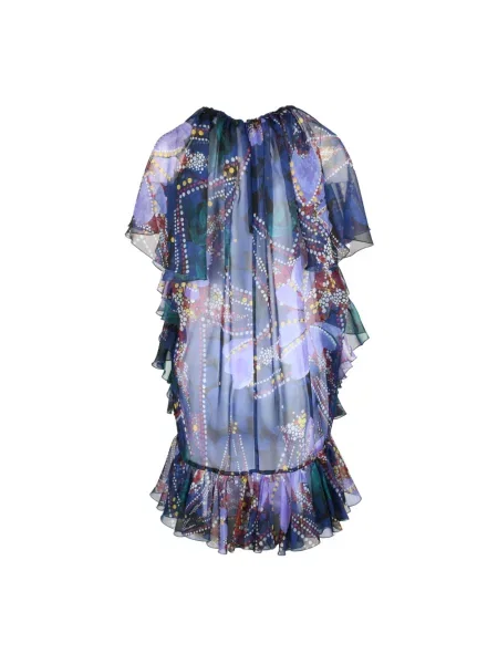 Sukienka Dsquared2 fioletowa