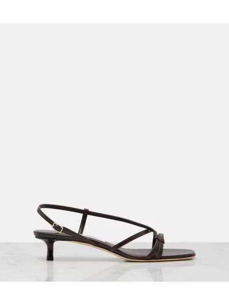 Sandale Jimmy Choo din piele maro