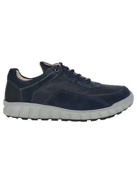 Sneakersy Ganter skórzane niebieskie