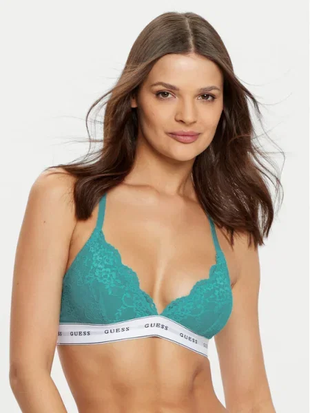 Guess Sutien Bralette Colorat alb