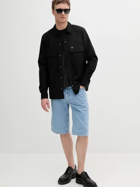 Jeans kratke hlače Calvin Klein Jeans modra