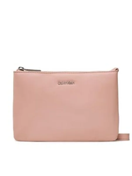 Crossbody táska Calvin Klein rózsaszín