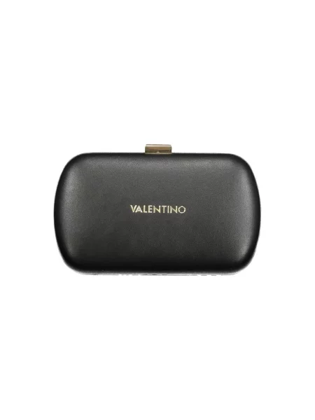 Lniana kopertówka Valentino Bags czarna