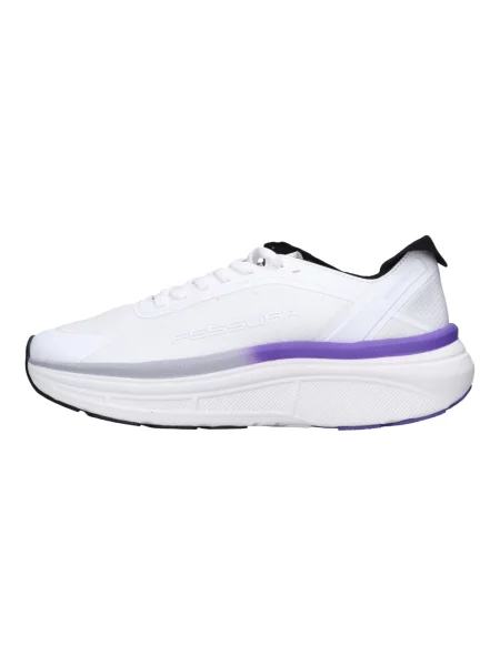 Sneakersy Fessura skórzane białe
