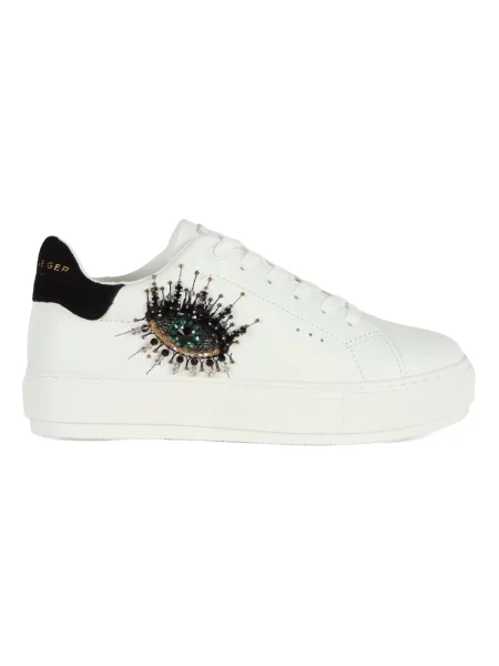 Sneakersy Kurt Geiger skórzane białe