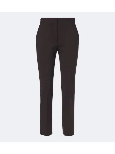 Pantaloni Max Mara de lână maro