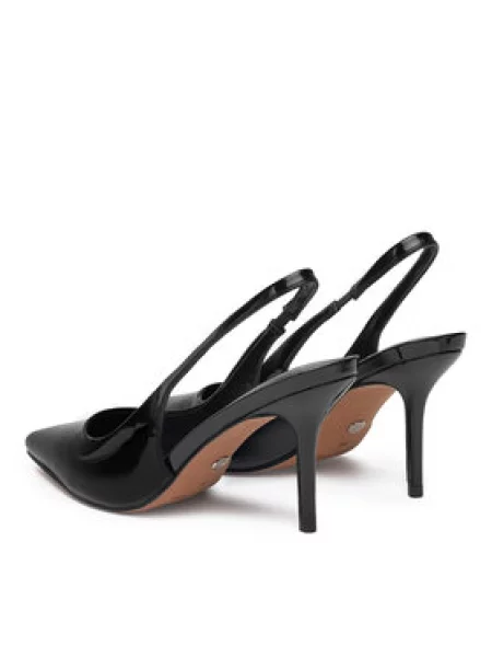 Sandali Nine West z visoko peto črna