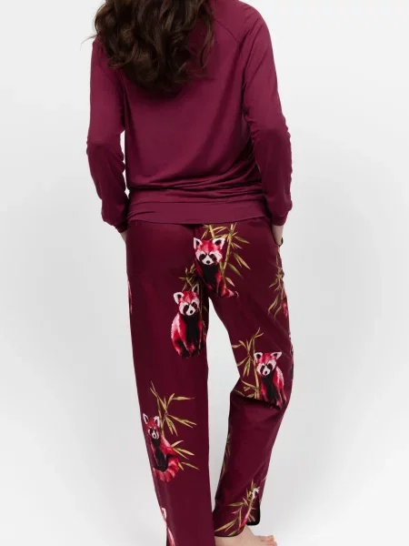Пижама Cyberjammies из модала бордовая