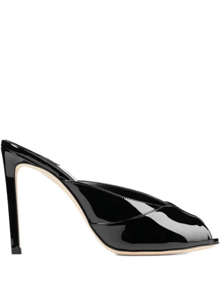 Papuci tip mules Jimmy Choo negru
