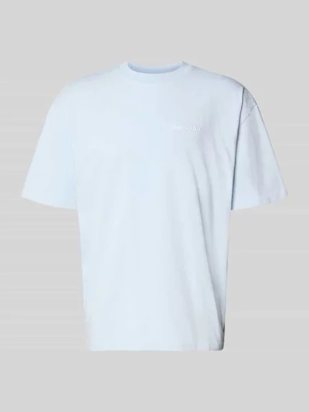 Oversized T-shirt z Wyhaftowane logo Pegador