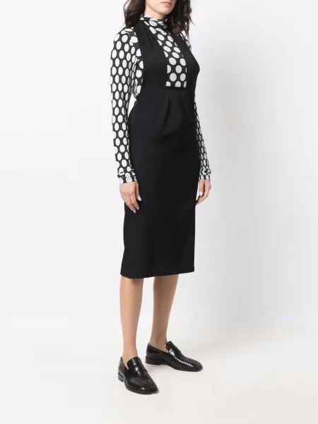 Sukně Comme Des Garçons Pre-owned s výstřihem halter černé