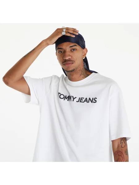 Póló Tommy Jeans Logo Oversized Fit T-Shirt White M fehér