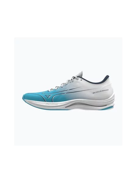 Бігові кросівки Mizuno Wave Rebellion Sonic 2 river blue/blue wing teal/white білі