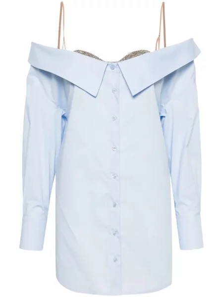 Koszula Giuseppe Di Morabito popelinowa niebieska