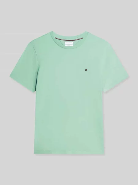 T-shirt o kroju regular fit z czystej bawełny Tommy Hilfiger