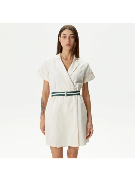 Lacoste Sukienka Lacoste biała