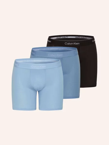 Calvin Klein Bokserki Icon Cotton Stretch 3 Szt. blau niebieskie