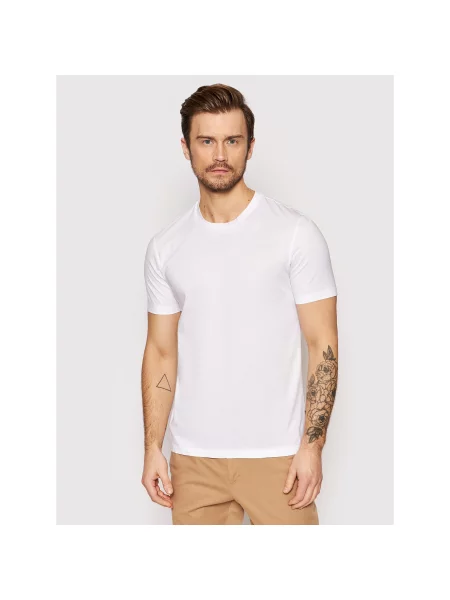 Boss Majica Tessler Slim Fit bela