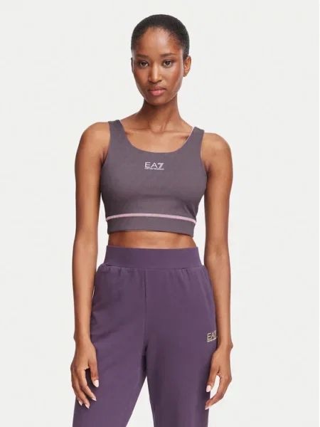 Emporio Armani Sportinė liemenėlė violetinė