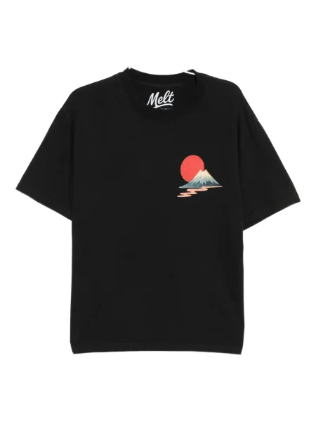 Tricou Melt cu imagine negru